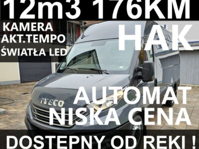 Iveco Daily 35S18A8H V 12m3 176KM Kamera Akt.Tempo. Komfortowy Fotel Od ręki 2234 zł