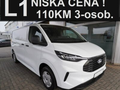 Ford Transit Custom L1 Nowy Ford Custom 110KM L2 Super Cena Full Led 1496zł