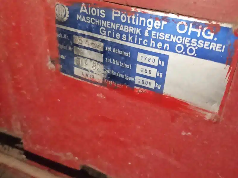 Przyczepa samozbierająca Pottinger lw13