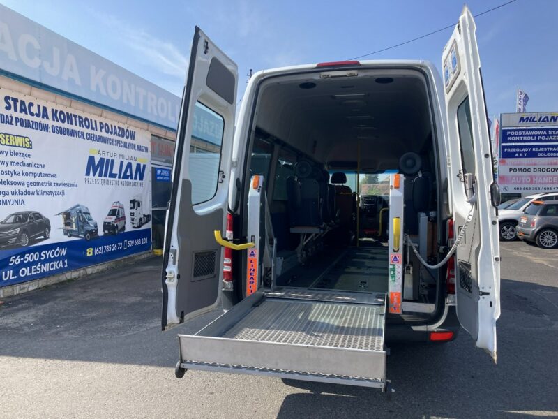 Mercedes Sprinter Sprinter Maxi przewozu niepełnosprawnych Rampa inwalida Flex 3-wózki III (2006-)
