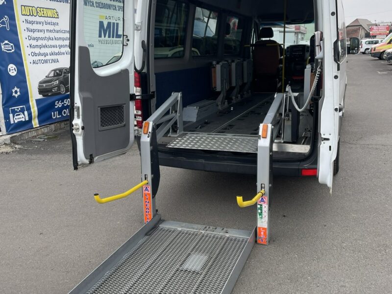 Mercedes Sprinter Sprinter Maxi przewozu niepełnosprawnych Rampa inwalida Flex 3-wózki III (2006-)