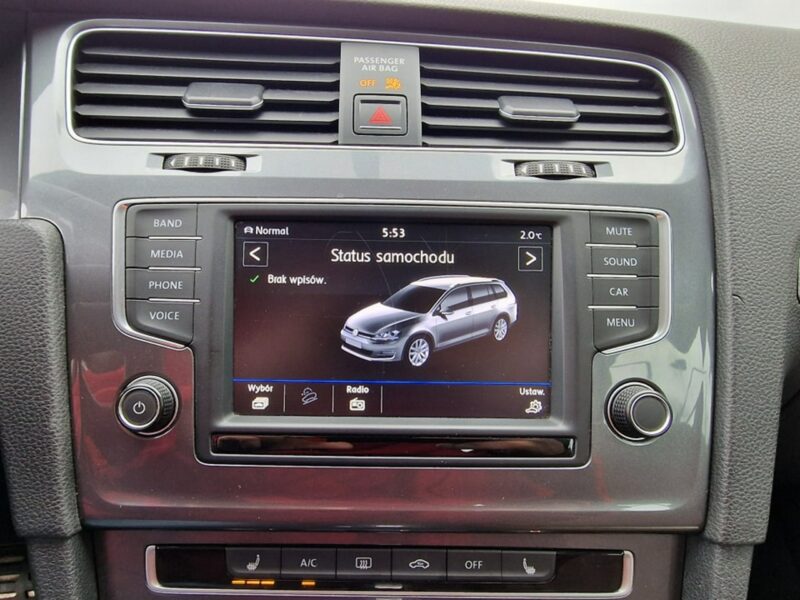 Volkswagen Golf 1.8 TSI 180 KM, ALLTRACK, 4-Motion, DSG, Łopatki, Kamera, Bluetooth VII (2012-)