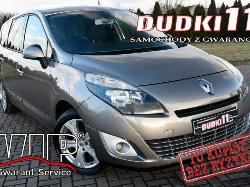 Renault Grand Scenic 1,4Turbo Benz. DUDKI11 Serwis,Klimatronic 2str.,Hands-Free,OKAZJA II (2009-2016)