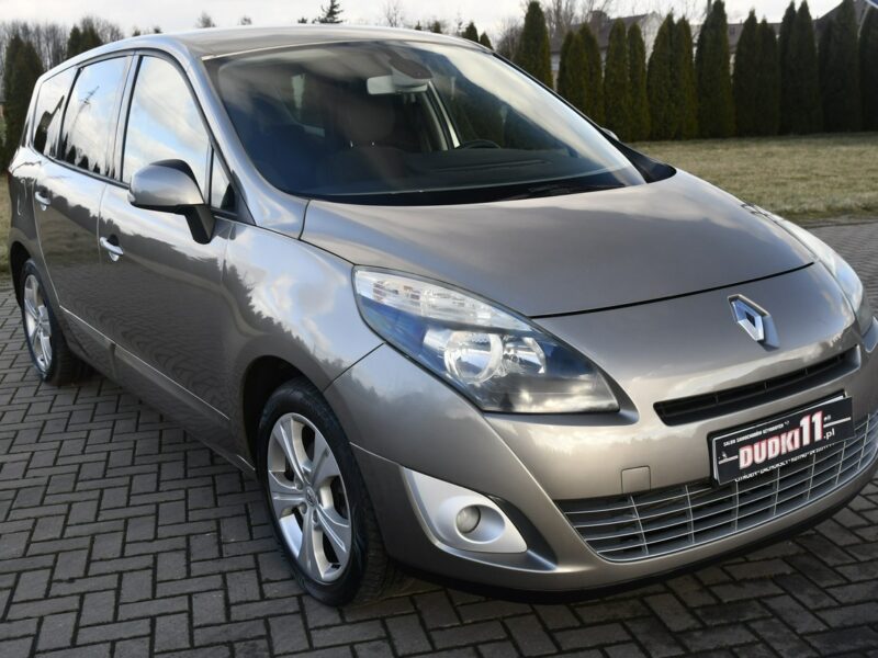 Renault Grand Scenic 1,4Turbo Benz. DUDKI11 Serwis,Klimatronic 2str.,Hands-Free,OKAZJA II (2009-2016)