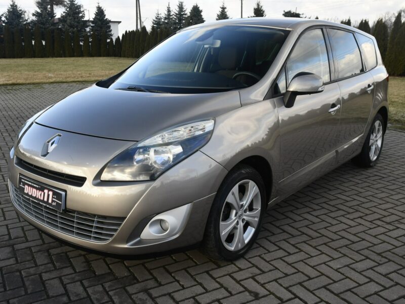 Renault Grand Scenic 1,4Turbo Benz. DUDKI11 Serwis,Klimatronic 2str.,Hands-Free,OKAZJA II (2009-2016)