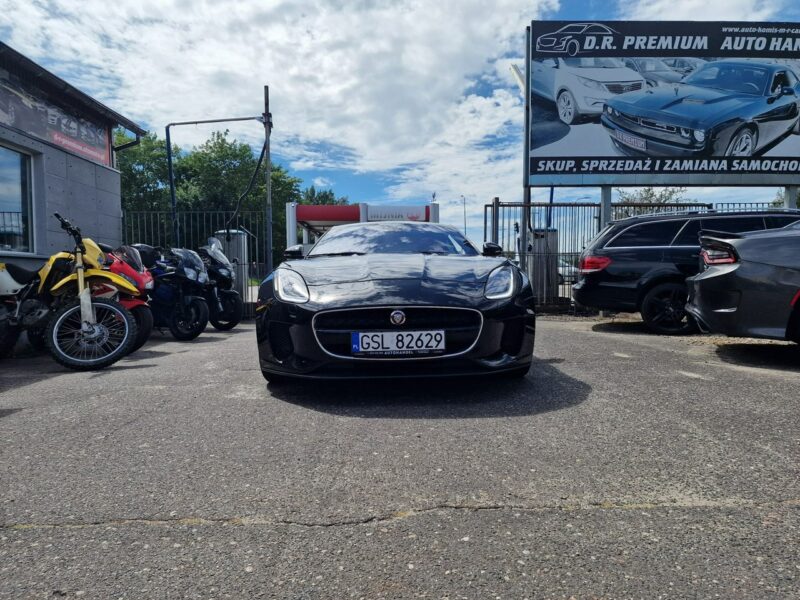 Jaguar F-Type P-300 2.0 TURBO 300 KM, Panorama, Kamera, Full LED, Skóra, Navi, FULL
