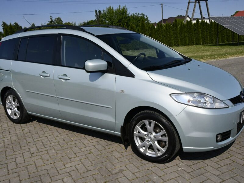 Mazda 5 1,8b DUDKI11 7 Foteli,Hak,Parktronic, El.szyby.Centralka,kredyt.OKAZJA I (2005-2010)
