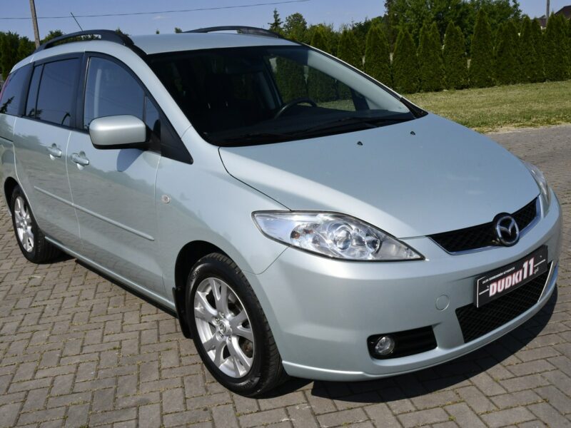 Mazda 5 1,8b DUDKI11 7 Foteli,Hak,Parktronic, El.szyby.Centralka,kredyt.OKAZJA I (2005-2010)