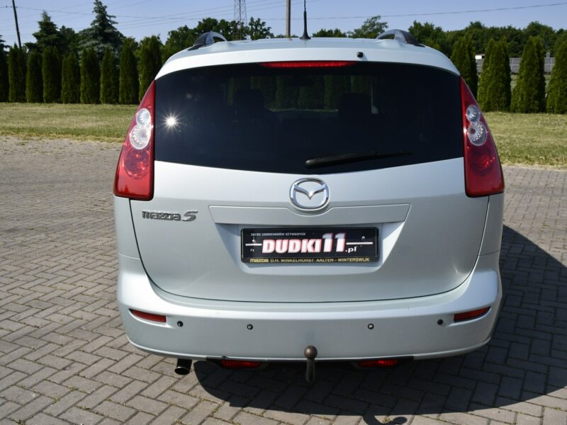 Mazda 5 1,8b DUDKI11 7 Foteli,Hak,Parktronic, El.szyby.Centralka,kredyt.OKAZJA I (2005-2010)