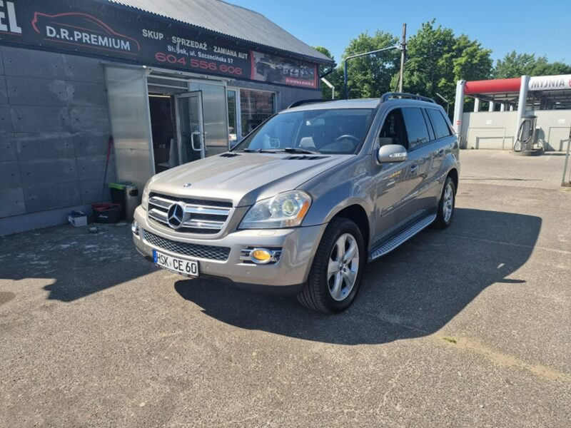 Mercedes GL 450 4.7 V8 340 KM 4-Matic, DVD, Automat, Skóra, Alu, Pneumatyka, Xenon X164 (2006-2012)