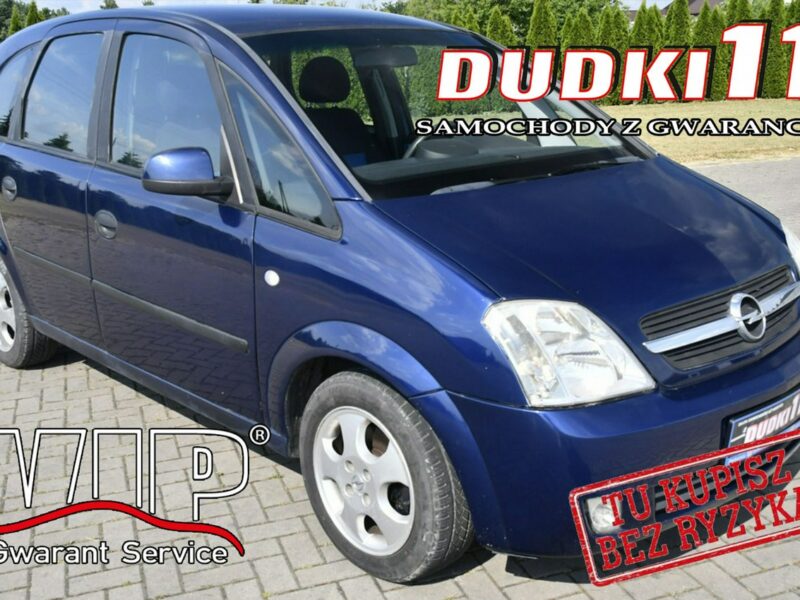 Opel Meriva 1,6b DUDKI11 Klimatronic,El.szyby>Centralka,kredyt.OKAZJA I (2002-2010)