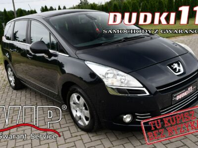 Peugeot 5008 1,6b DUDKI11 Klimatr 2 str.Navi,Tempomat,7 Foteli,kredyt.okazja,GWARAN I (2009-2017)