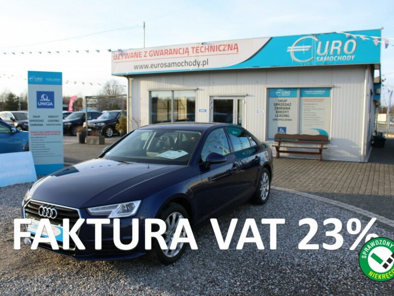 Audi A4 F-vat,salon-polska,navi,automat,gwarancja,g.fotele B9 (2015-)