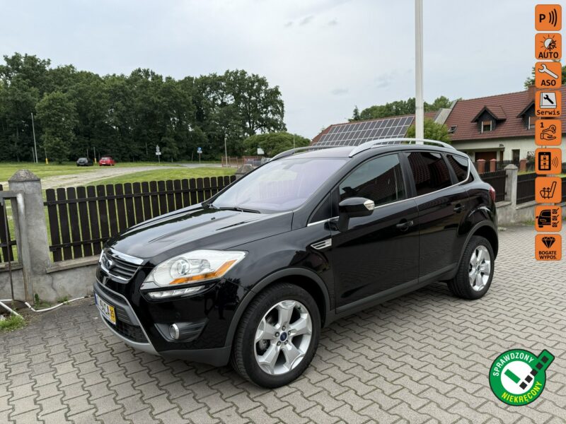Ford Kuga 2,0. Tdci 140 ps ładna świeżo zarejestrowana 105 tys km I (2008-2012)