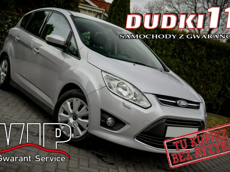 Ford C-Max 1,6tdci DUDKI11 Klimatyzacja.Tempomat,Hak,el.szyby.Centralka,kredyt,OK II (2010-)