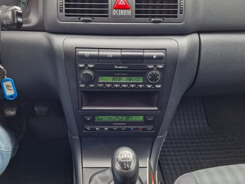 Škoda Octavia 2.0 Benzyna 115 KM, Klima Automatyczna, Komputer, Dwa Klucze, Isofix I (1996-2011)