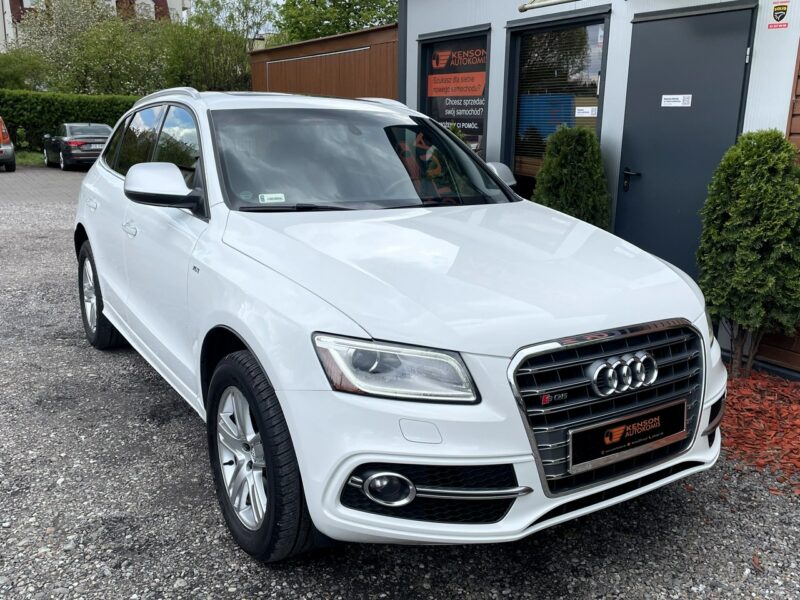 Audi SQ5 Panorama dach, Skórzana tapicerka, Podgrzewane fotele, Światła LED 8R (2013-)