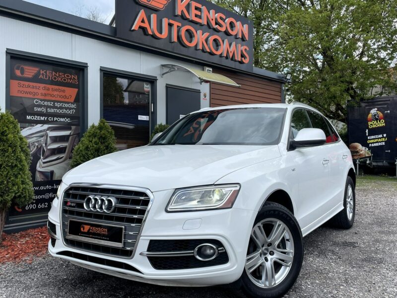 Audi SQ5 Panorama dach, Skórzana tapicerka, Podgrzewane fotele, Światła LED 8R (2013-)