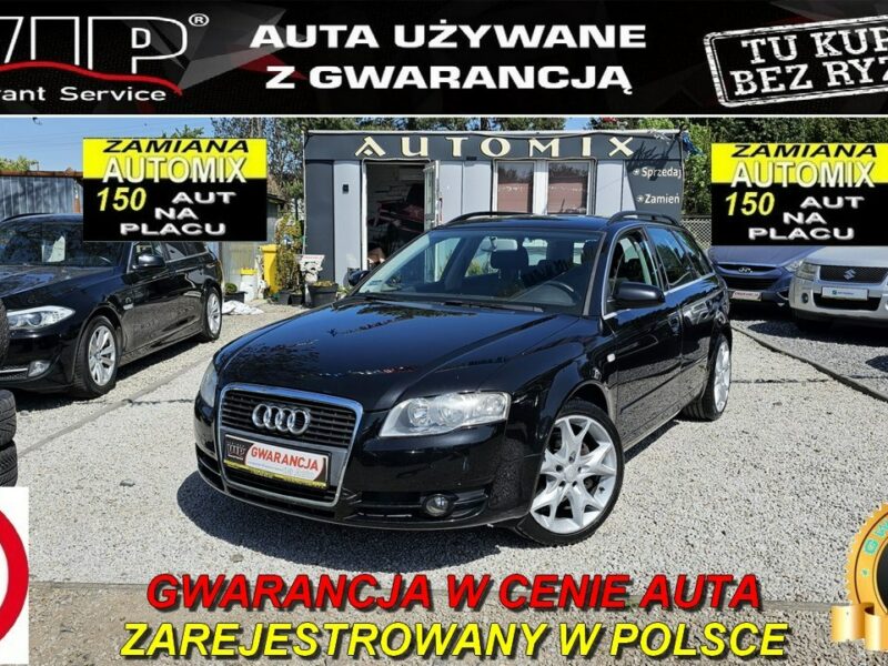 Audi A4 Zadbany * 2.0 benz 200KM * Zadbany *2Xkoła ,GWARANCJA/ Możliwa zamiana B7 (2004-2007)