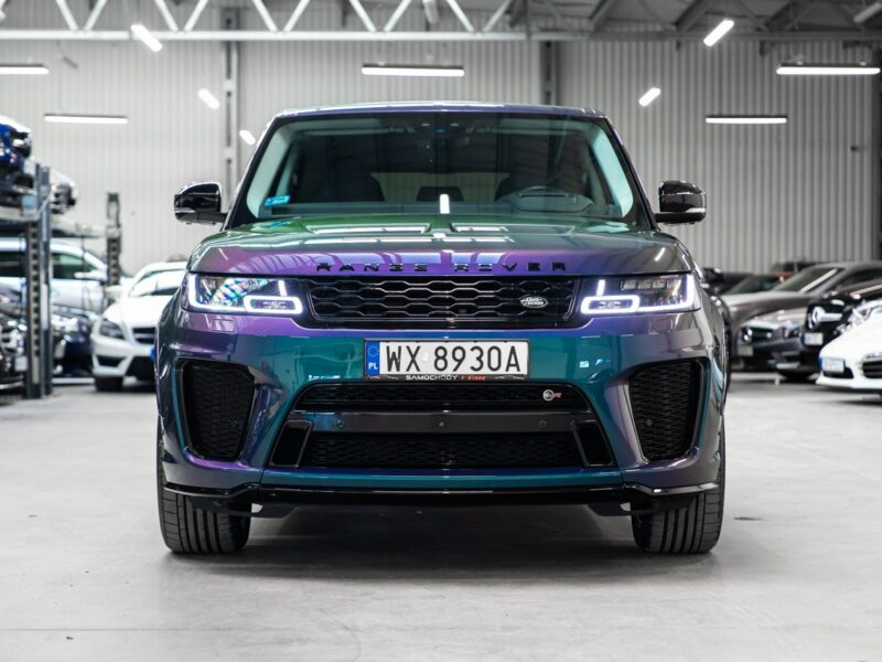 Land Rover Range Rover Sport SVR 5.0 Supercharged V8 575KM. Spectral Blue SVO! Bezwypadkowy. FV23%. II (2013-)
