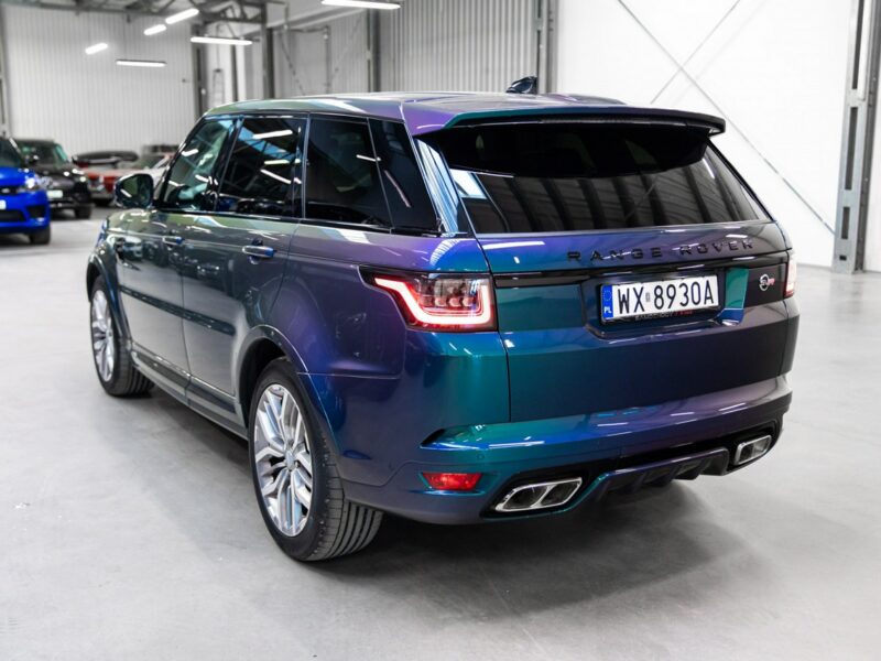 Land Rover Range Rover Sport SVR 5.0 Supercharged V8 575KM. Spectral Blue SVO! Bezwypadkowy. FV23%. II (2013-)