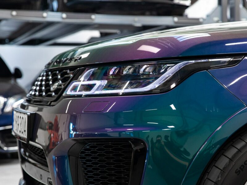 Land Rover Range Rover Sport SVR 5.0 Supercharged V8 575KM. Spectral Blue SVO! Bezwypadkowy. FV23%. II (2013-)