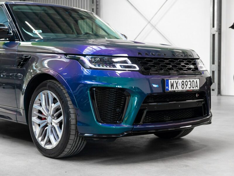 Land Rover Range Rover Sport SVR 5.0 Supercharged V8 575KM. Spectral Blue SVO! Bezwypadkowy. FV23%. II (2013-)