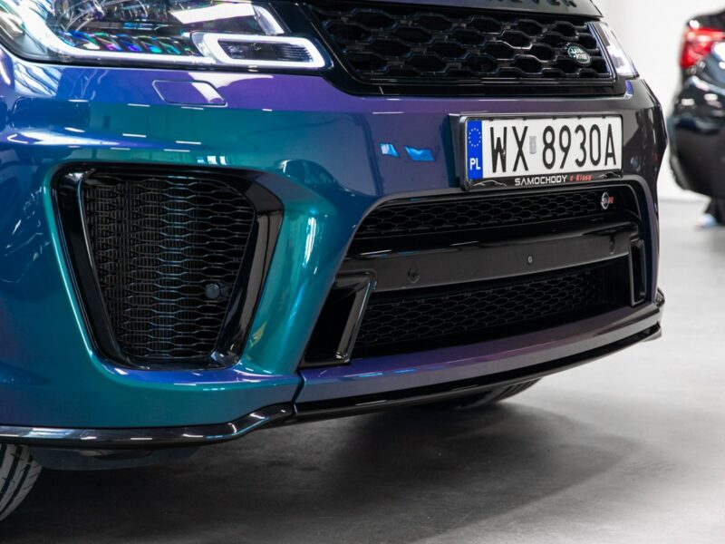 Land Rover Range Rover Sport SVR 5.0 Supercharged V8 575KM. Spectral Blue SVO! Bezwypadkowy. FV23%. II (2013-)