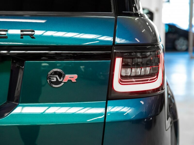 Land Rover Range Rover Sport SVR 5.0 Supercharged V8 575KM. Spectral Blue SVO! Bezwypadkowy. FV23%. II (2013-)