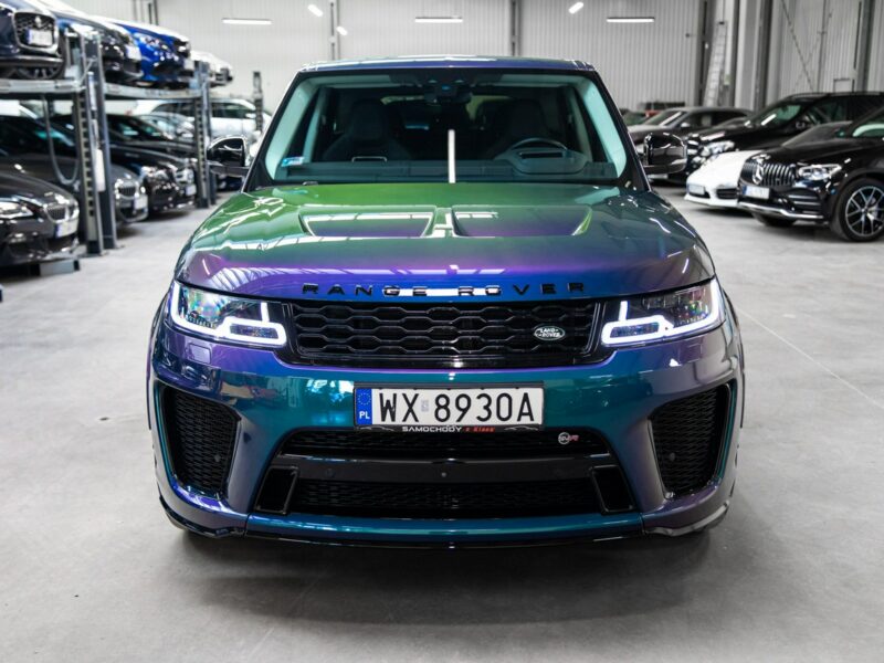 Land Rover Range Rover Sport SVR 5.0 Supercharged V8 575KM. Spectral Blue SVO! Bezwypadkowy. FV23%. II (2013-)