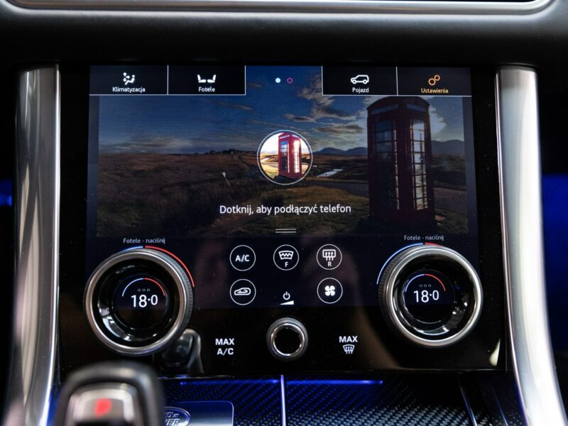 Land Rover Range Rover Sport SVR 5.0 Supercharged V8 575KM. Spectral Blue SVO! Bezwypadkowy. FV23%. II (2013-)