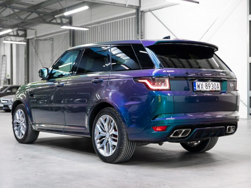 Land Rover Range Rover Sport SVR 5.0 Supercharged V8 575KM. Spectral Blue SVO! Bezwypadkowy. FV23%. II (2013-)