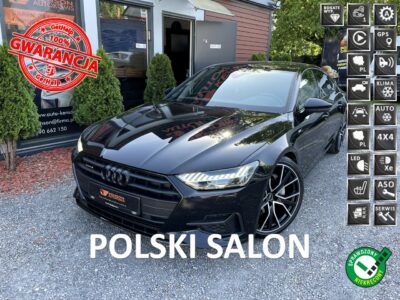 Audi A7 S-Line, Quattro, Polski Salon, Serwis ASO, Bezwypadkowy, RATA 3400 zł 4G9 (2018-)