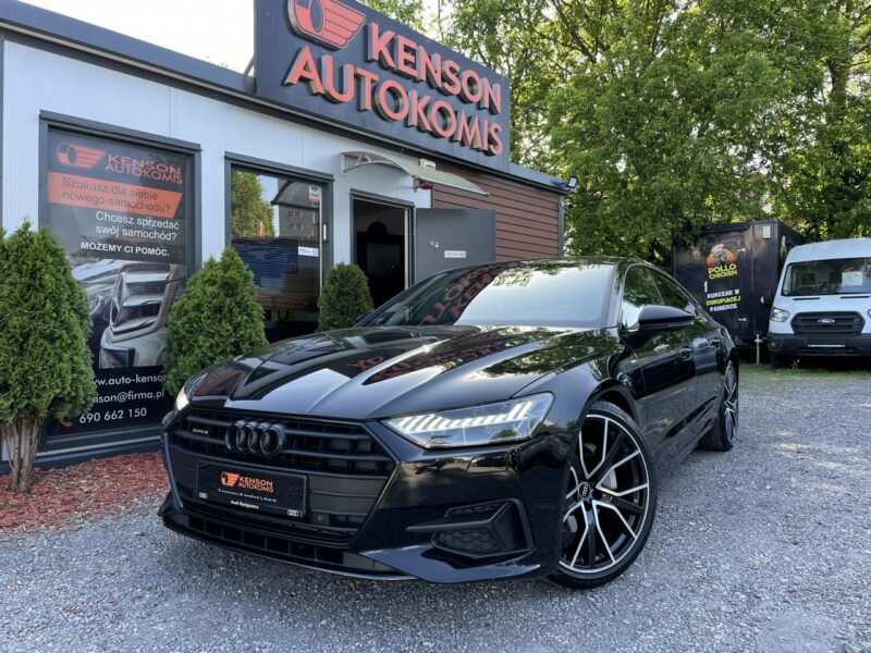 Audi A7 S-Line, Quattro, Polski Salon, Serwis ASO, Bezwypadkowy, RATA 3400 zł 4G9 (2018-)