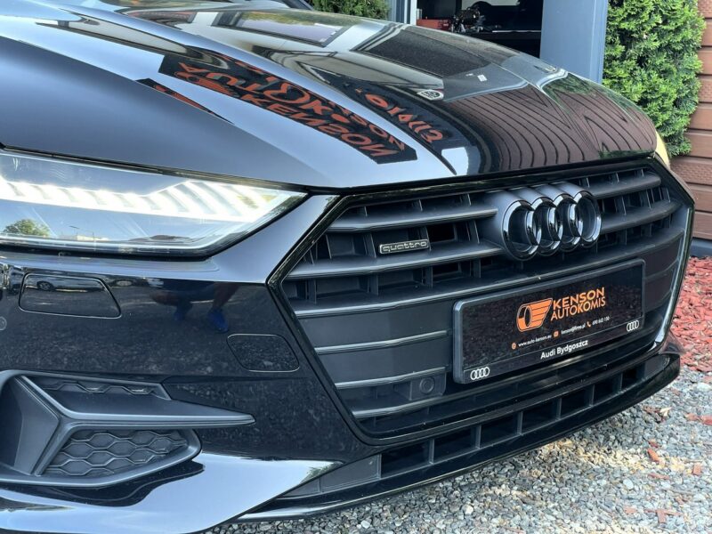 Audi A7 S-Line, Quattro, Polski Salon, Serwis ASO, Bezwypadkowy, RATA 3400 zł 4G9 (2018-)