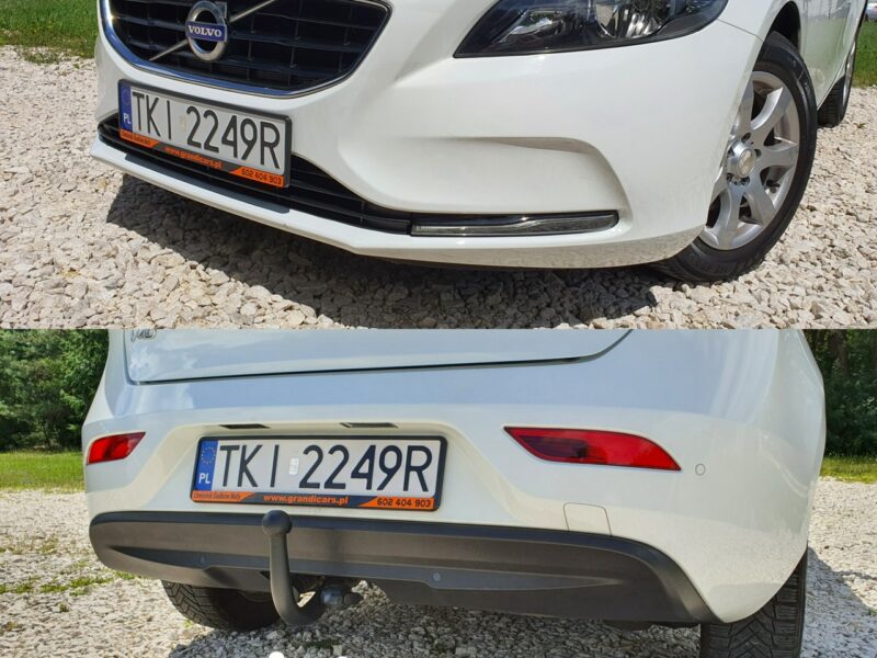 Volvo V40 2.0 D2 120KM # Momentum # Navi # Climatronic # Skóra # BIAŁY !!! II (2012-)