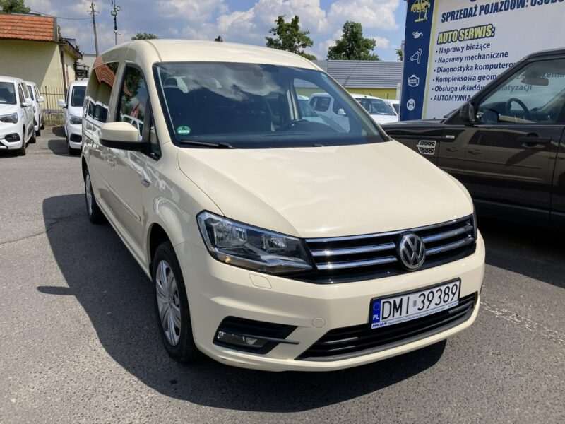 Volkswagen Caddy Caddy Maxi2.0 TDI dla Niepełnosprawnych inwalida SPRZEDAŻ-WYNAJM 2017 IV (2015-)
