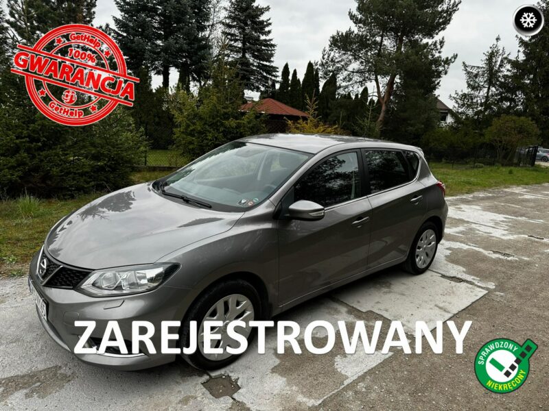 Nissan Pulsar 1.2 115KM Benzyna Zarejestrowany Klimatyzacja Gwarancja I (2014-)
