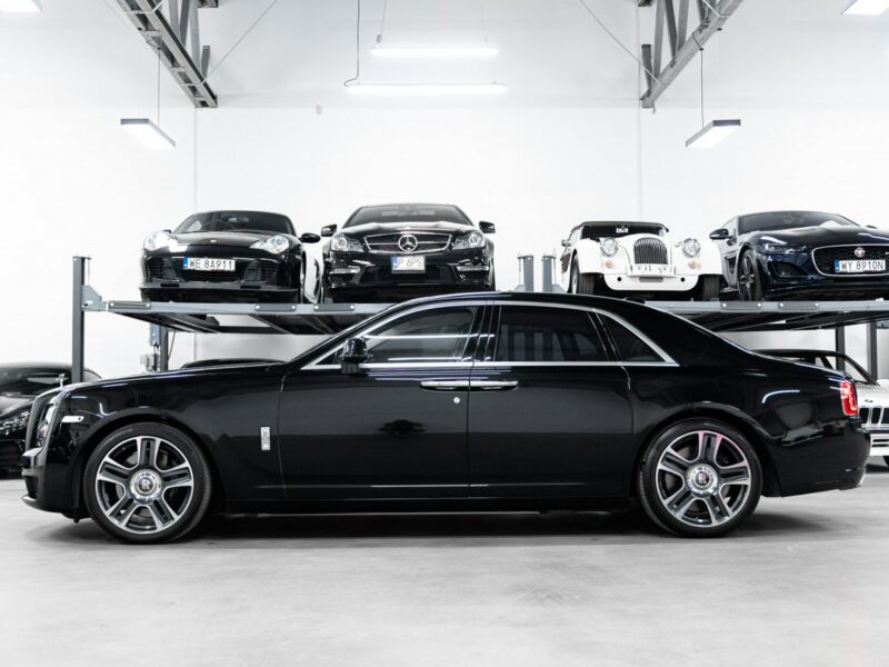 Rolls-Royce Ghost 6.6 V12 570KM. Gwiezdny sufit Starlight. Salon PL. 1 właściciel. FV23%