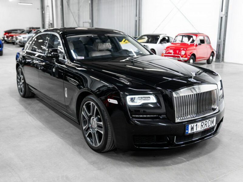 Rolls-Royce Ghost 6.6 V12 570KM. Gwiezdny sufit Starlight. Salon PL. 1 właściciel. FV23%