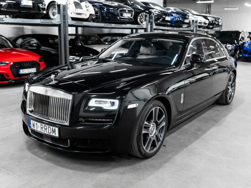 Rolls-Royce Ghost 6.6 V12 570KM. Gwiezdny sufit Starlight. Salon PL. 1 właściciel. FV23%