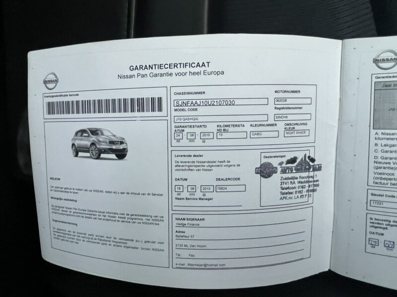 Nissan Qashqai Nissan Qashqai 1.6B 2010r Climatronic Kamera Nawigacja Panorama Dach! I (2007-2013)