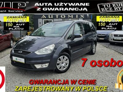 Ford Galaxy 2,0TDCI 140KM! 7OS ,GWARANCJA *Nowy Rozrząd * Nowy Dwumas ,Zamiana Mk3 (2006-2015)