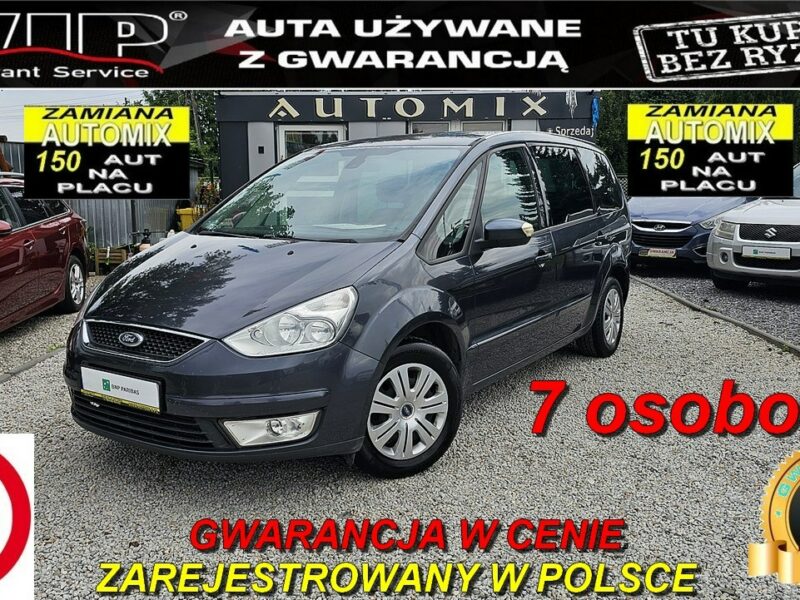 Ford Galaxy 2,0TDCI 140KM! 7OS ,GWARANCJA *Nowy Rozrząd * Nowy Dwumas ,Zamiana Mk3 (2006-2015)