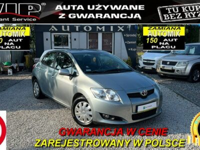 Toyota Auris 1,6 benz 124KM.5drzwi,klima,Zadbany GWARANCJA w CENIE Możliwa zamiana I (2006-2012)