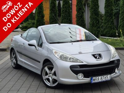Peugeot 207 CC 1.6B, 2008r, Przebieg 132tyś, El. Dach,