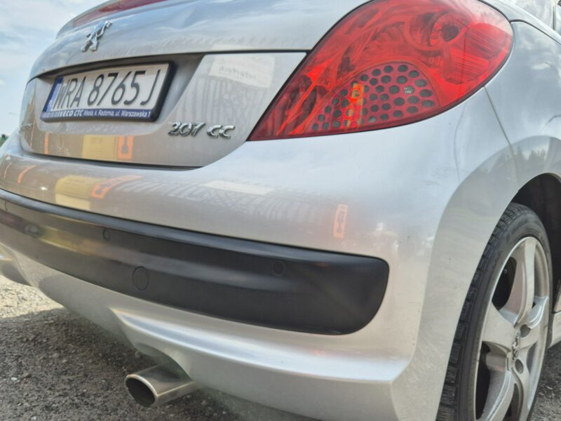 Peugeot 207 CC 1.6B, 2008r, Przebieg 132tyś, El. Dach,