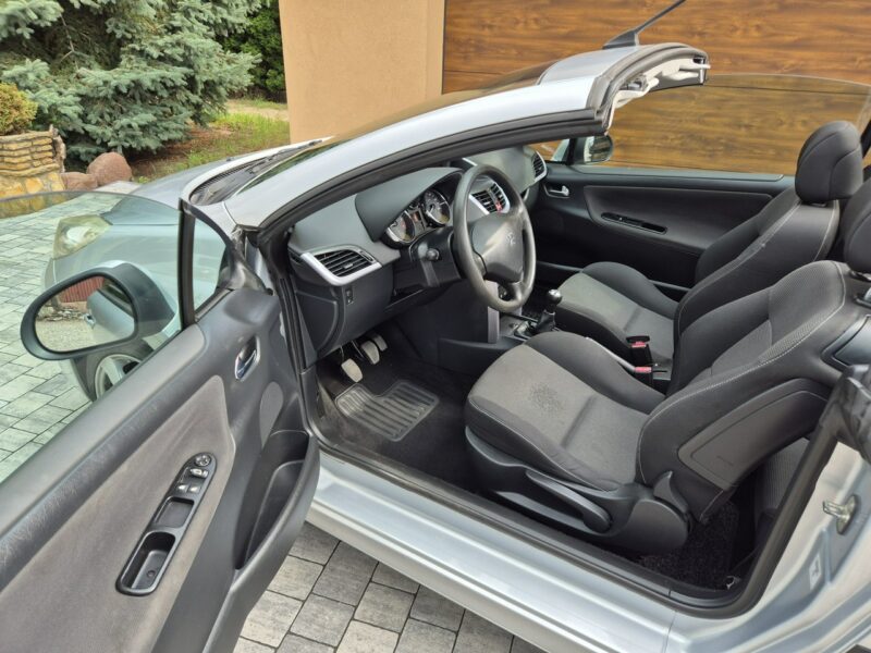 Peugeot 207 CC 1.6B, 2008r, Przebieg 132tyś, El. Dach,