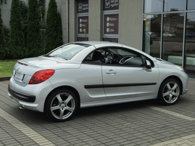 Peugeot 207 CC 1.6B, 2008r, Przebieg 132tyś, El. Dach,