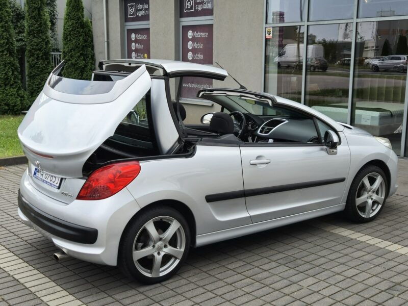 Peugeot 207 CC 1.6B, 2008r, Przebieg 132tyś, El. Dach,